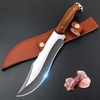VARLEA Meat Cleaver Heavy Duty Butcher Full Tang Knife with