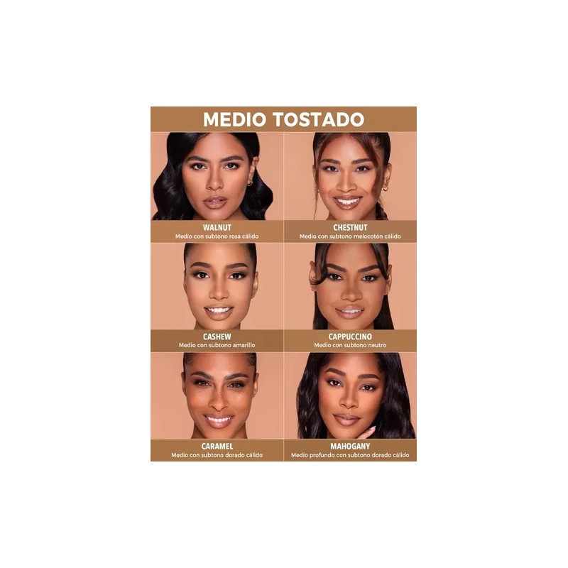 SHEGLAM Complexion Pro Base Líquida Mate Larga Duración - Caramel