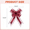 uxcell 10pcs 6 Inch Large Pull Bow Gift Wrapping Organza
