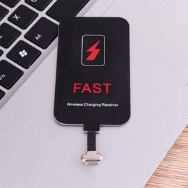 Hemobllo Type C Wireless Charging Receiver, 2A Fast Charging Wireless Charging Adapter, for Type C Phones