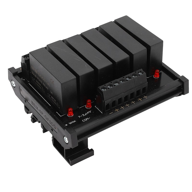 6 Channel Solid State Relay Module with Signal Indicator Input