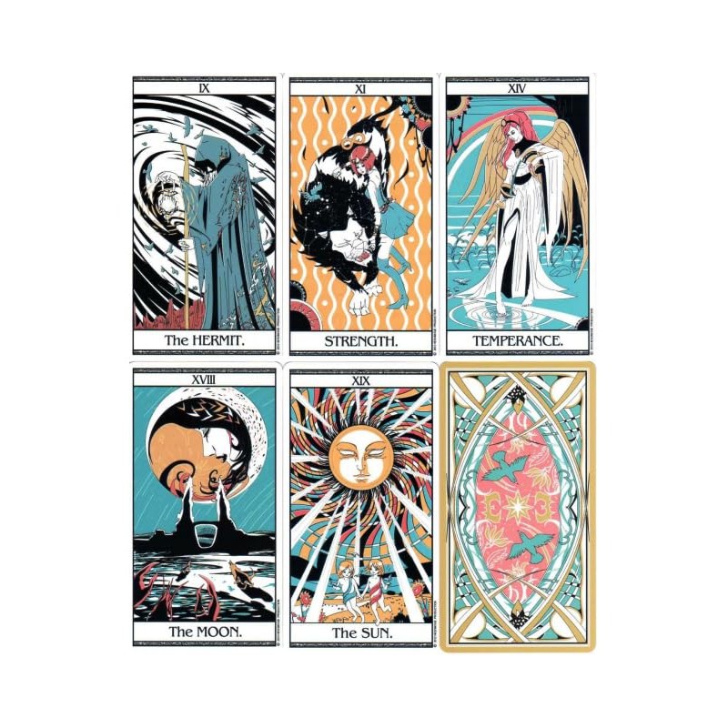Blue Bird Tarot | Tadahiko Kawaguchi | 22 Cards, Japanese