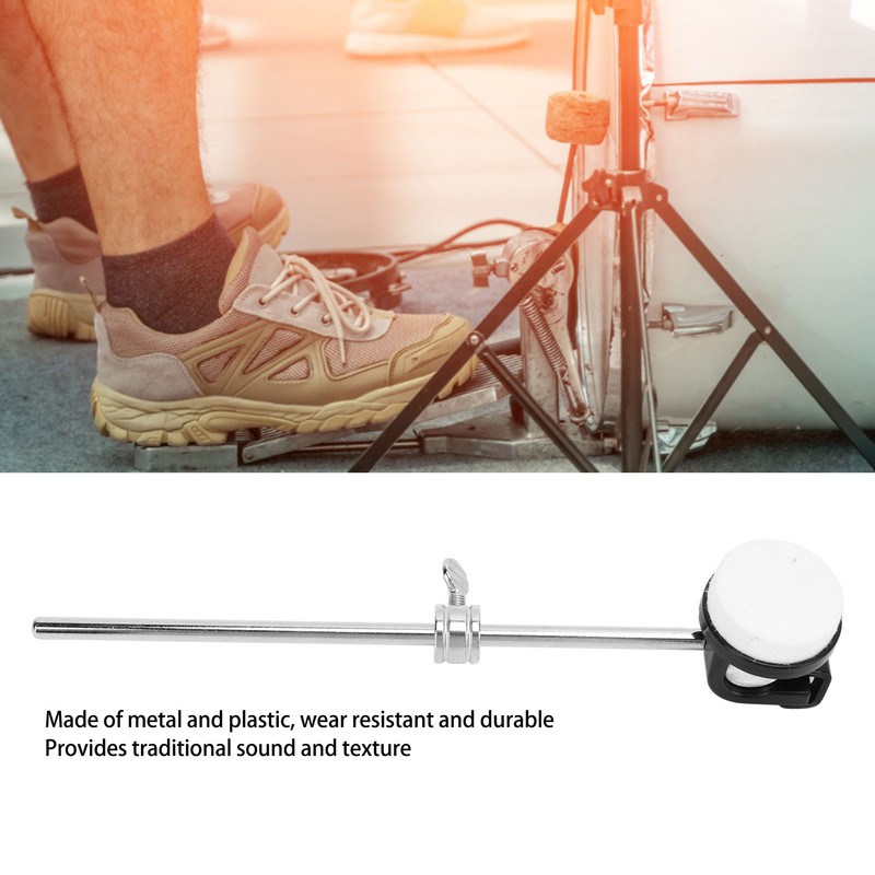 Bass Drum Pedal Beater Percussion Mallet Replacement Single Double Pedal