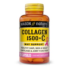 Mason Natural Collagen , Biotin & Vitamin C 1500 120 Capsules pack of 2 bottles