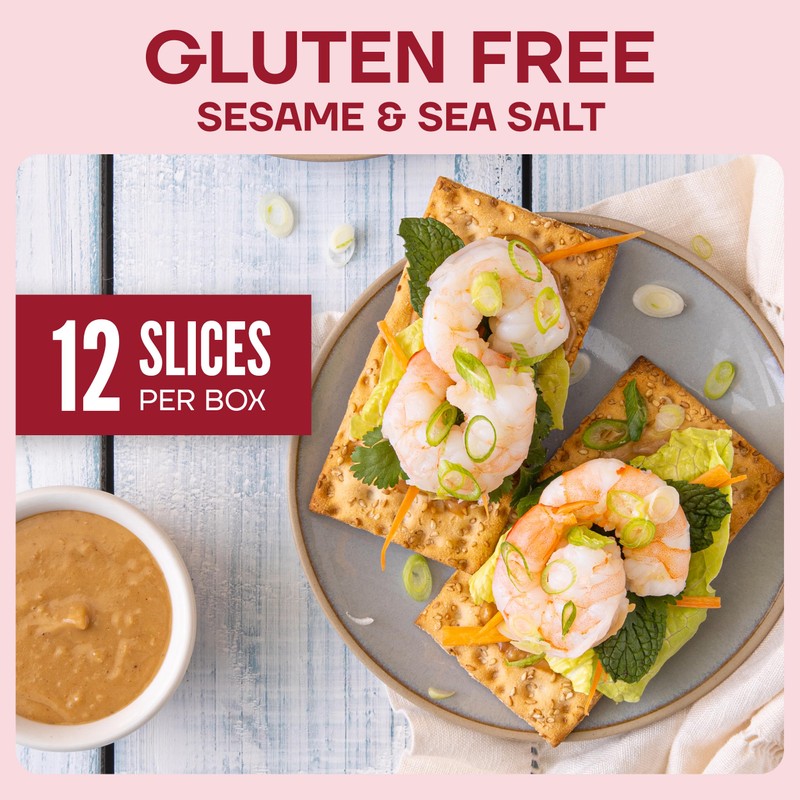 Wasa Gluten Free Sesame & Sea Salt Crispbread, 6.1 oz