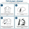 100 Pcs Parches Antitranspirantes para Axilas, Almohadillas Absorbentes de Sudor,