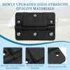 SHAHN Black Cooler Oversized Mechanical Hinge Replacement for Igloo Newer