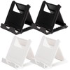 LMOGWL 4pcs Foldable Phone Holder, Universal Multi-Adjustable Phone Stand, Portable