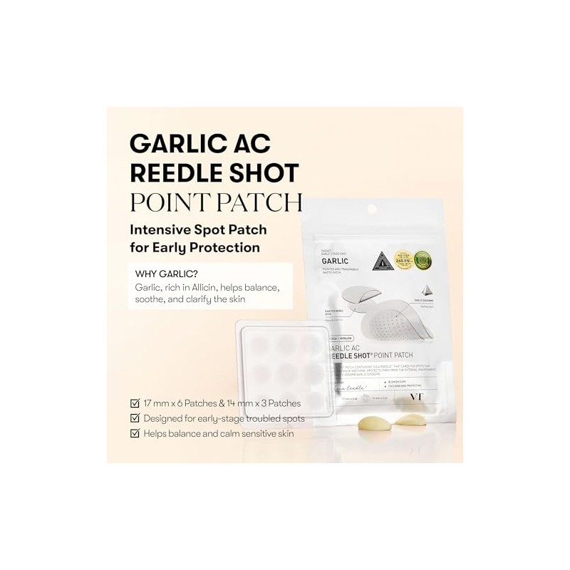 VT COSMETICS Garlic AC Reedle Shot Point Patch, Spot Patch