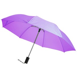 FunTomia Umbrella Automatic Pocket Umbrella 92 x 52 cm Stable Windproof Men Women Child Colour Purple, purple