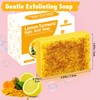 Hunxlio Lemon Kojic Acid Soap, Lemon Turmeric Bar with Vitamin