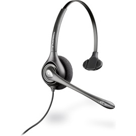 HP Poly H251N-CD Over-The-Head, Ear Muff Receiver - Mono - Quick Disconnect - Wired - Over-The-Head, On-Ear - Monaural - Ear-Cup - Noise Cancelling MicrophoneTAA Compliant