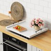 Noodle Board Stove Top Covers - White Wooden Stove Cover