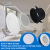 4 Inch Soffit Exhaust Vent Cover Kit Built-in Fly Screen