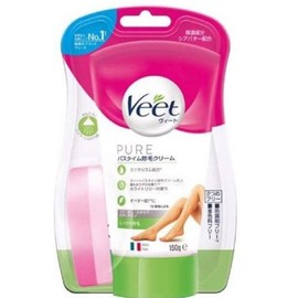 Civic Vito Pure Bath Time Hair Removal Cream, Firm Hair Removal, 5.3 oz (150 g)