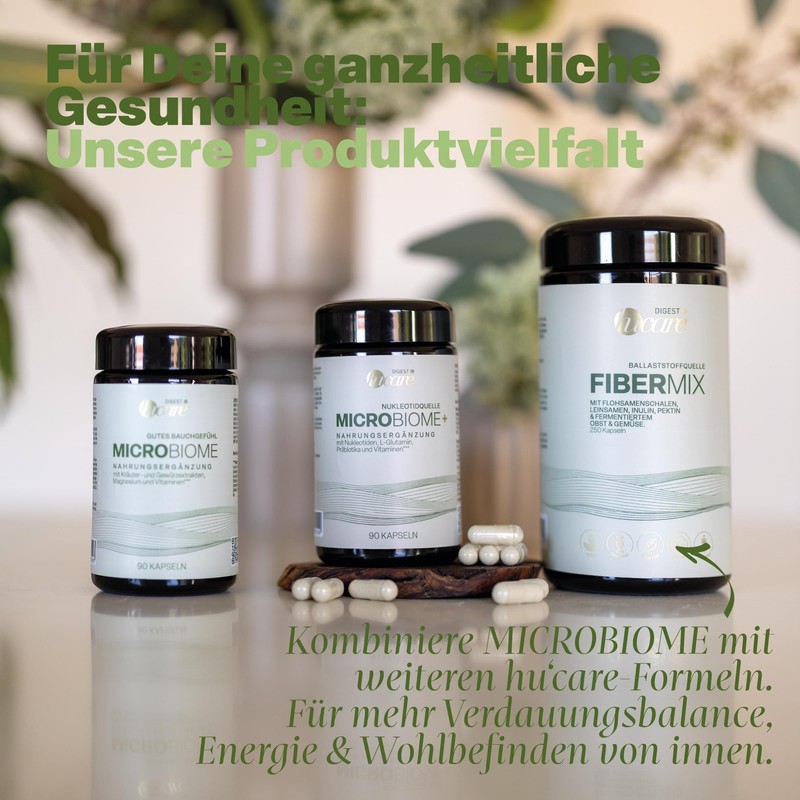 hu´care® Microbiome - Dietary Supplement for the Intestine - Herbal