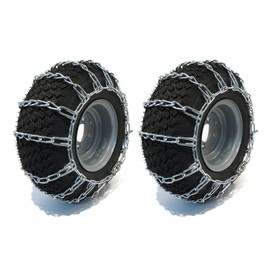 The ROP Shop Pair 2 Link TIRE Chains 24x13x12 26x10x12 26x11x12 25x12x12 for UTV ATV Vehicle
