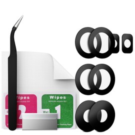 Eonpam Pack of 2 Rear Camera Lens Glass Replacement for OPPO Find X3 Neo, Original Quality, with Professional Repair Kit