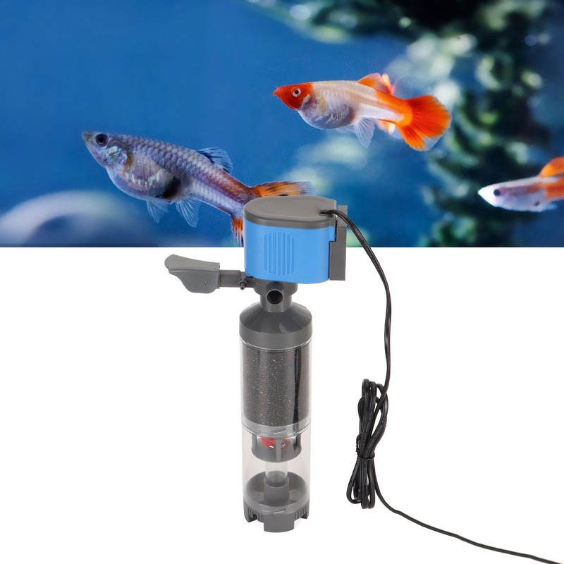 Aquarium Internal Filter 5 in 1 Quiet Multifunction Fish Waste