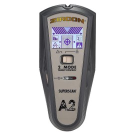 Zircon SuperScan A2 Advanced Stud Finder with 2 Mode Target Control, StudScan and DeepScan Mode