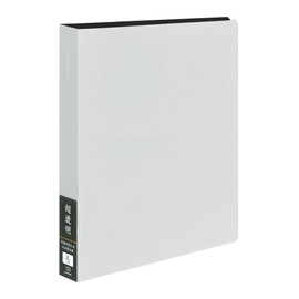 Nakabayashi CTDP-2L-120-W File, Ultra Transparent Pocket Album, Black Mat, 2L Form, 120 Sheets, White