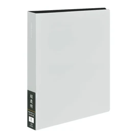 Nakabayashi CTDP-2L-120-W File, Ultra Transparent Pocket Album, Black Mat, 2L Form, 120 Sheets, White