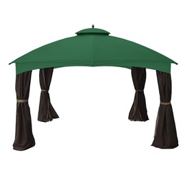 Garden Winds Replacement Canopy for Lowe's Dome 10 x 12 Gazebo Replacement Canopy - Riplock 350 - Green - Will NOT FIT Model GF-12S004B-1