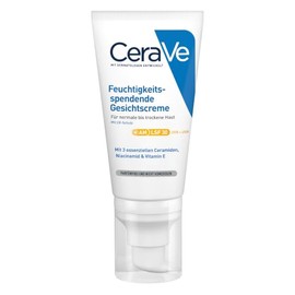 CeraVe CeraVe Feuchtigkeitsspendende Gesichtscreme mit LSF 30, Beruhigende Tagescreme für normale bis trockene Haut, Mit 3 essenziellen Ceramiden, Hyaluron und Niacinamid