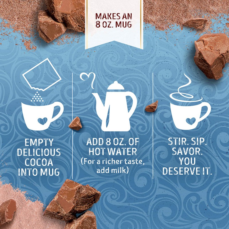 Swiss Miss Milk Chocolate Flavored Reduced Calorie Hot Cocoa Mix,