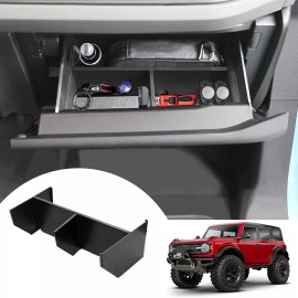 Unbranded Glove Box Dividers Organizer for Ford Bronco Accessories 2021 2022 2/4-Door