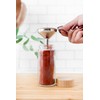 Glass Spice Jars with Label, 24PK Round Bamboo Spice Jar