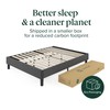Zinus Curtis Upholstered Platform Bed Frame, Mattress Foundation, Wood Slat