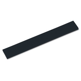 Innovera 52458 Natural Rubber Keyboard Wrist Rest, Black