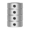 AZSSMUK 7/8" Bore Zinc Plated Shaft Collars Solid Steel Set