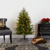 Nearly Natural 4ft. Colorado Mountain Fir “Natural Look” Artificial Christmas