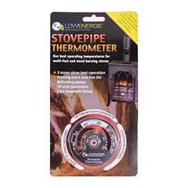 Lowenergie Stove Flue Pipe Thermometer Temperature Gauge Log Burner… (1)