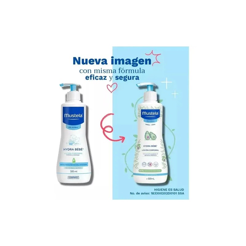 Mustela Hydra Bebé Loción Hidratante Corporal Con Aguacate