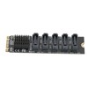 Convert Adapter Card M.2 NGFF BKEY SATA to 5 Port