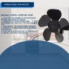 97012248 Range Hood Fan Motor Replacement Part - Compatible with