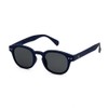 Ijipiji Junior Sunglasses for Kids, #C Model, Boston (Navy Blue/Gray),