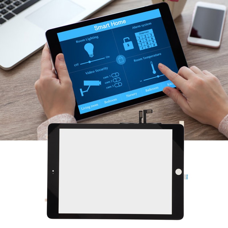 Touch Screen Digitizer Glass Replacement High Strength Tempered Glass Black