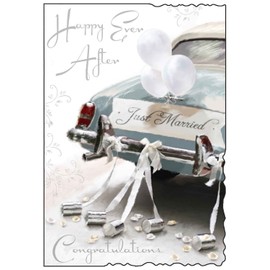 Happy Ever After Wedding Day Card