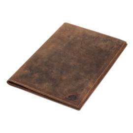 Greenburry Vintage Leather Book Cover A5 Leather Cover Notebook Brown 24.5 x 17 x 1 cm