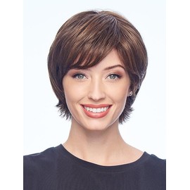 Top It Off with Fringe Hair Topper Color R4 Midnight Brown - Hairdo Clip-In Eyelash Face Framing Bang Tru2Life Heat Friendly Synthetic Hairpiece Flequillo de Pelo Thinning Hairloss Booket