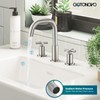 gotonovo 8 inch Widespread 3 Hole Bathroom Sink Faucet,2 Cross