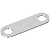 Mizumoto B2328 Stainless Steel Oval Plate for U-Bolts, Pack of