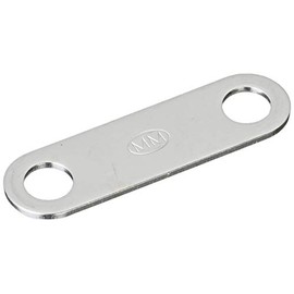Mizumoto B2328 Stainless Steel Oval Plate for U-Bolts, Pack of 2, Pitch: 1.6 inches (40 mm)