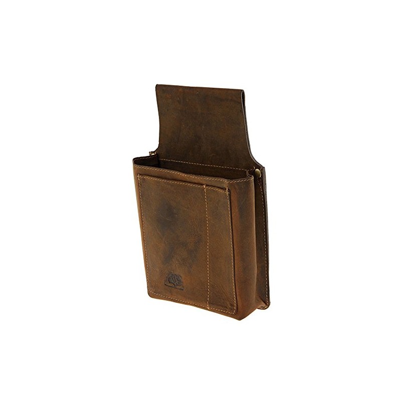 Greenburry Vintage Gürteltasche - Kellnerbörse Leder 14,5 cm