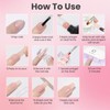 Poly Gel Nail kit for Toes and Finger with UV