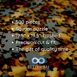 Dapper Dogs - Rompecabezas de 500 piezas, rompecabezas de 500 piezas para adultos, adolescentes y familia